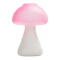 thumbnail image 1 of Frosted Red Mushroom Vase Yellow Brown Stable For Home Living Room Creative Glass Crafts Decor, 1 of 21