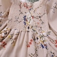 thumbnail image 5 of Esaierrr Baby Kids One-Line Neckline Princess Dress for Girls Crushed Flower Party Dress Long Sleeve Casual Dress Priming Dress Autumn for 2-6Y, 5 of 7