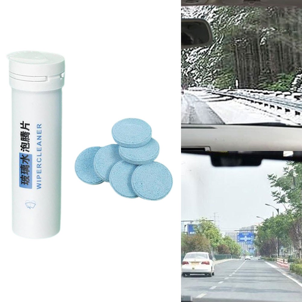 15pc Car Windshield Glass Cleaner Effervescent Solid Tablets Concentrated Washer