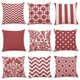 thumbnail image 1 of Juego de 9 piezas de funda de cojín sencilla, decoración de funda de almohada de 45x45cm, 1 of 5