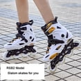 thumbnail image 3 of Patins à Roulettes en Ligne Original Roselle Taille 35 à 46 Professionnels pour Adultes et Enfants, Chaussures de Patinage à Roulettes Slalom Glisse FSK Patines, 3 of 5