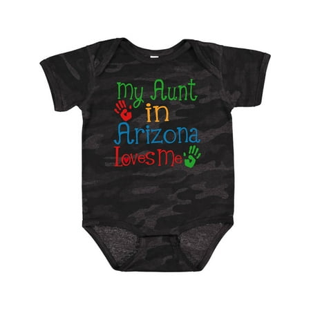 

Inktastic Arizona Aunt Loves Me Nephew Boys or Girls Baby Bodysuit