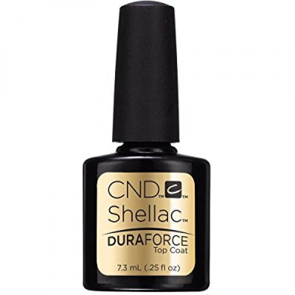 CND Shellac Gel Nail Polish, Duraforce Top Coat, 0.25 Fl Oz