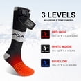 thumbnail image 3 of Savior Heat 7.4V Electric Heated Scoks Battery Pack Included Compression Socks Winter Heating Crew Socks for Women Men，2200mAh, 3 of 10
