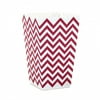 Dress My Cupcake 12-Pack Party Popcorn Boxes, Chevron, Red