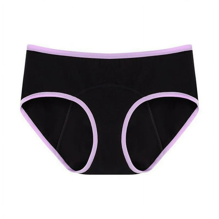 ATOYSOY Women s Plus Size Hip Lifting Cotton Panties  3 Pack Shapewear Control Briefs Seamless Low Waist Underpants Stretchy Clearance Multipack Solid Panty Classic Briefs Girls Purple XL