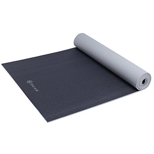 5mm Black/Gray Gaiam Athletic Yoga Series dynaMAT Xtra-Large Mat
