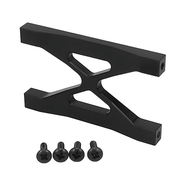 Accesorios de Viga Ounissouiy Aleación de Aluminio Soporte de Chasis 1/10 AXIAL SCX10 Negro