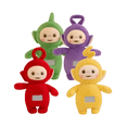thumbnail image 1 of Peluches De Teletubbies Paquete De 4  piezas 35 cm Malubero Multicolor, 1 of 5