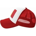 thumbnail image 3 of Flag of Romania Mesh Back Trucker Cap Baseball Cap, 3 of 8