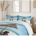 thumbnail image 6 of Ambesonne Ocean Duvet Cover Sets, Zanzibar Eastern Scenery, 2-King, Turquoise Cream, 6 of 6