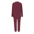 thumbnail image 5 of Women's pullover and pants, lining, wool neck sweatshirt, pajama set, 5 of 8
