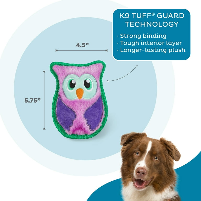 Outward Hound Durablez Minis – Squeaky Plush Dog Toy, No Stuffing