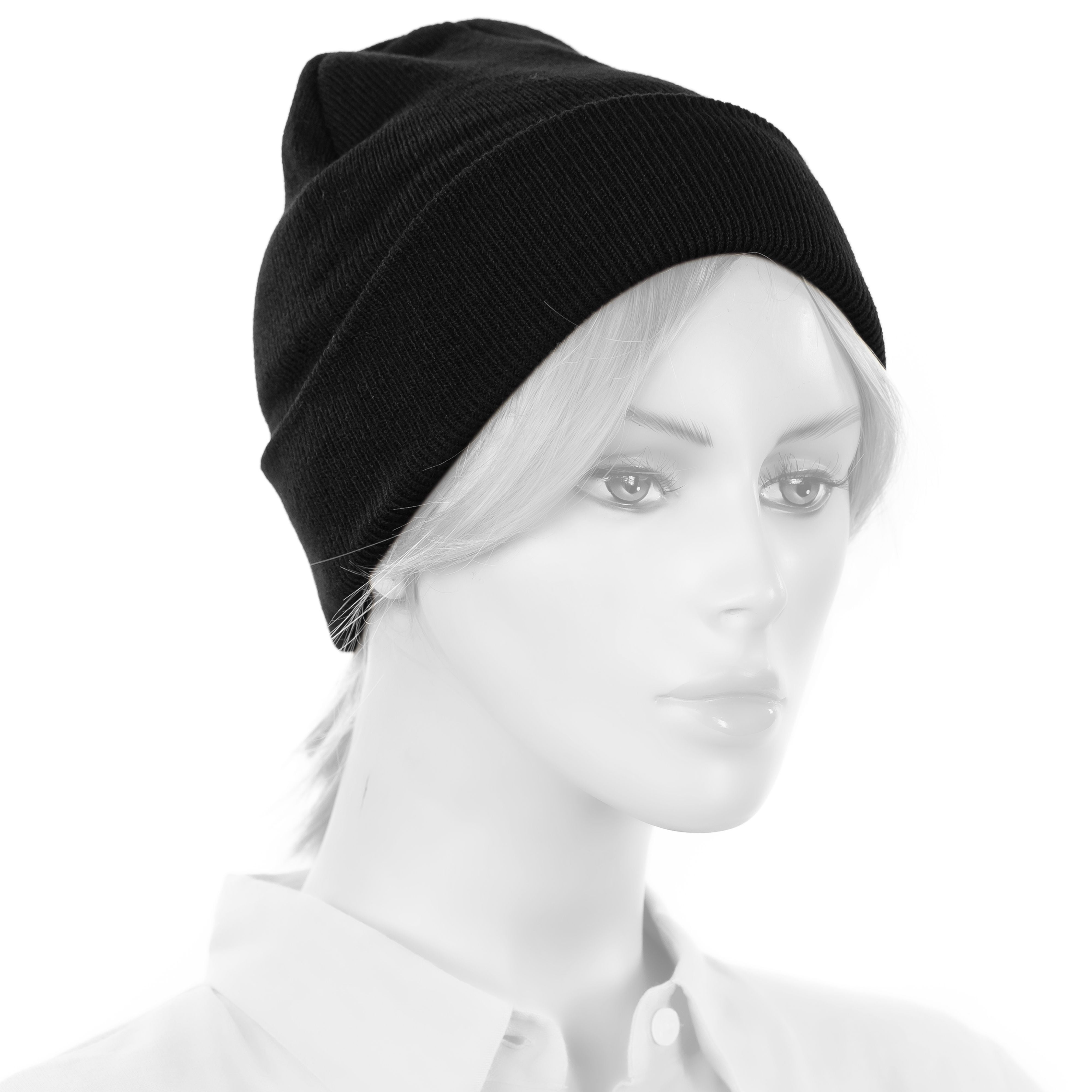 1 Dozen Black Beanies Wholesale lot of 