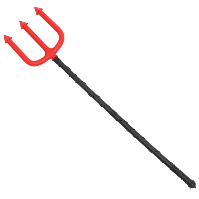 Diablo Cosplay Pitch Fork Demon Prop Pitch Fork Disfraz de diablo de Halloween