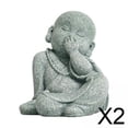 thumbnail image 1 of Estatua de Buda monje,Estatua de Buda,estatuilla de monje pequeño,arte decorativo,Esculturas en miniatura para el hogar,jardín,Estatuilla ornamental,artesanías,accesorios de, 1 of 8