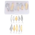 thumbnail image 1 of Señuelo duro de pesca de Metal, tamaño Mini, 10 Uds., con ganchos, herramientas de aparejos de pesca, 1 of 8