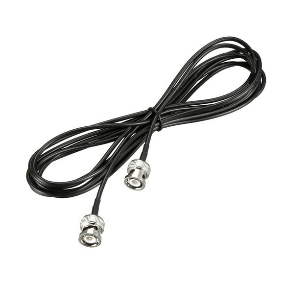 Uxcell BNC Male to Male Coaxial Jumper Cable 50 ohm 10-feet RG174