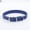Blue, variant on SPRING PARK Fashion Dog Collar Faux Leather Neck Strap Adjustable for Pet Dog Puppy Cat Kitten