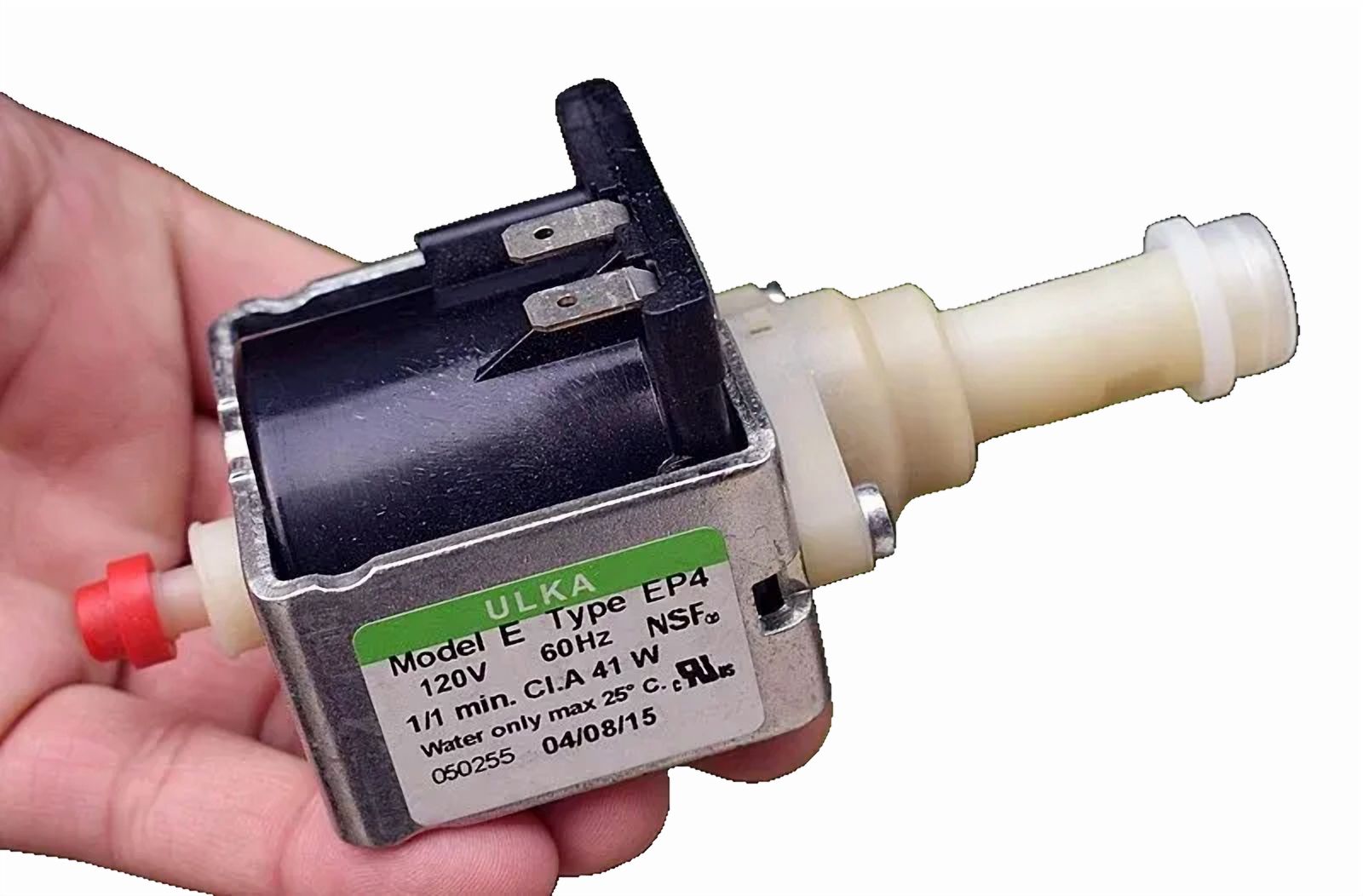 Italy ULKA EP4 Electromagnetic Pump AC120V Plunger Pump Coffee Machine Water Pump Small Flow High Pressure Stable Effluent
