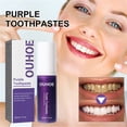 thumbnail image 3 of Pasta de dientes, Pasta de dientes blanqueadora, Para blanquear los dientes, Blanqueamiento, Pasta de dientes morada, Blanqueamiento dental morado, Eliminación de manchas dentales, Corrector de color, 3 of 5