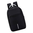 thumbnail image 3 of Mochila de viaje para ordenador portátil, mochila para libros, correa ajustable para el hombro, mochila informal, mochila para , Negro, 3 of 8