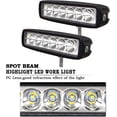 thumbnail image 3 of Luz de trabajo LED 12V 18W IP67, 3 of 5