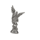 thumbnail image 3 of Figura de ángel San Miguel de metal, escultura religiosa coleccionable de ángel de batalla Plata, 3 of 9