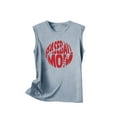 thumbnail image 3 of TDYHUAO Baseball Mom Tank Tops for Women Funny Baseball Graphic Sleeveless Tee Casual Loose Fit Gym Workout Summer Vest Top, 3 of 4