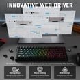 thumbnail image 3 of ATTACK SHARK X68 PRO HE 60% Tri-Mode RGB Gaming Keyboard, Rapid Trigger, Hall Effect Magnetic Switch, 8K Polling, Black Contours, 3 of 10