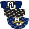 Adult WinCraft Marquette Golden Eagles Face Covering 3-Pack