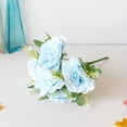 thumbnail image 2 of 5PCS Artificial Peony Silk Flower, Artificial Flowers Bouquets Fake Peonies for Home Office Wedding Party Festival Bar Decor, 2 of 3