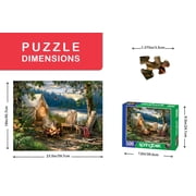 Springbok 500 Piece Evening at the Lake Jigsaw Puzzle for Adults