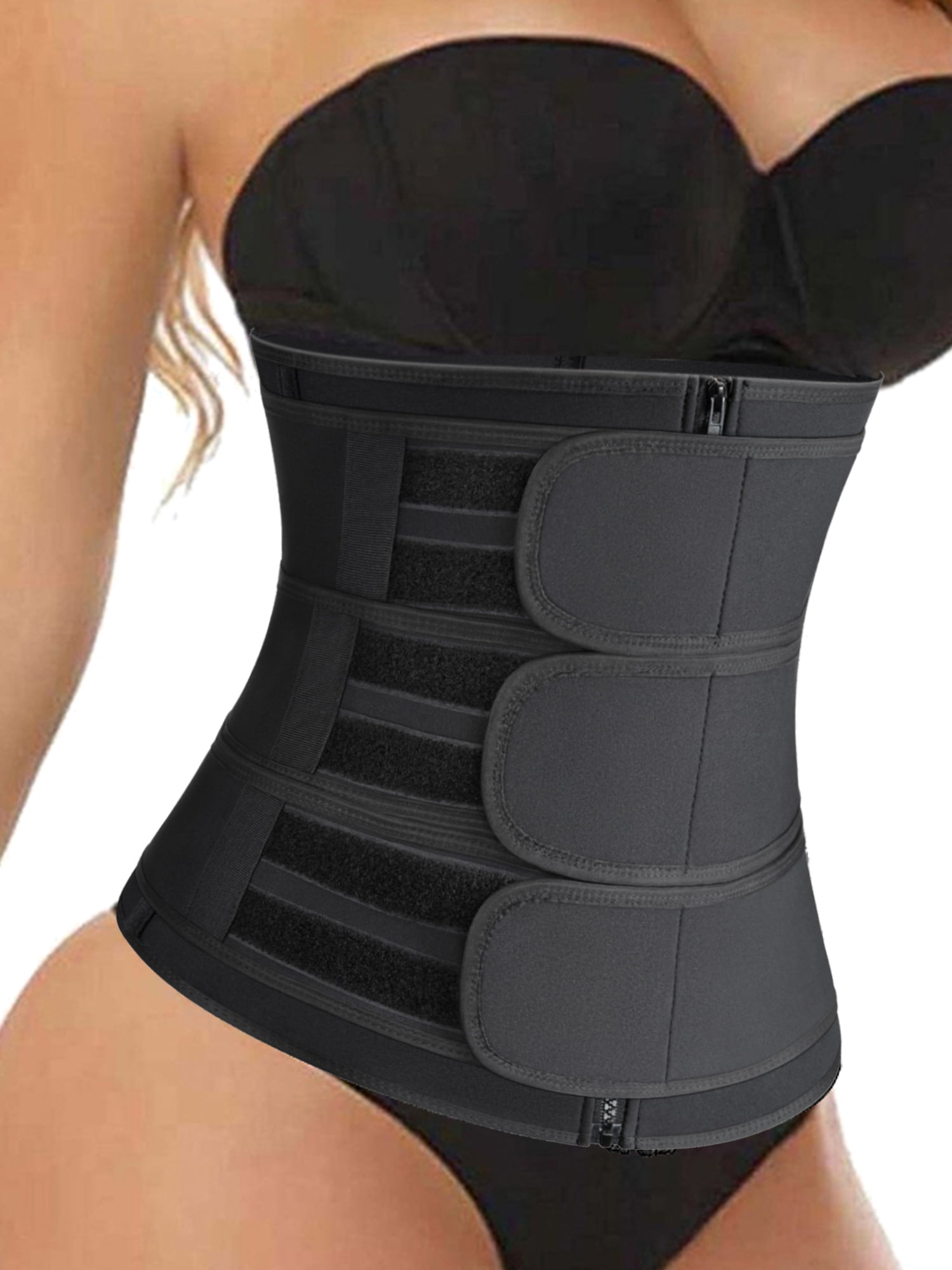 Women Waist Trainer Body Shaper Tummy Belt Belly Fat Burner Corset Slimming Top