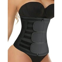 MISS MOLY Women's Waist Trainer 3 Belt Extra Firm Control Trimmer Hot Sweat Body Shaper Tummy Cincher Belt