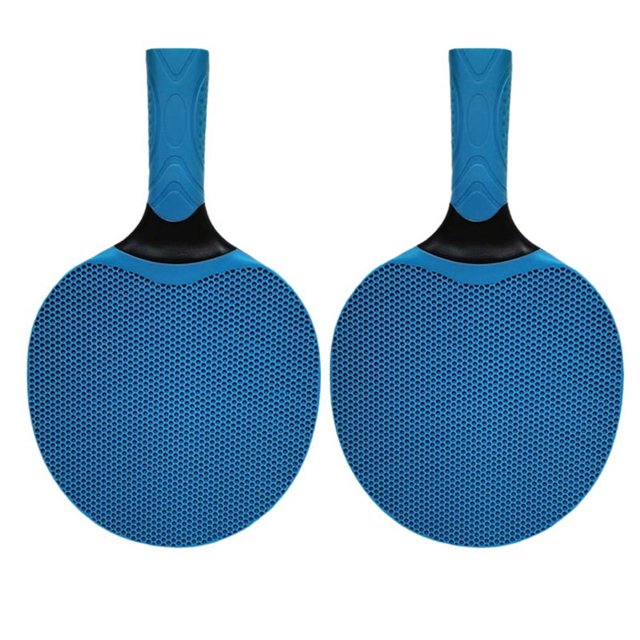 Artículos Deportivos Raquetas de Tenis de Mesa de Silicona Multicolor Aptas para Principiantes en Entrenamiento y Competición Azul