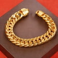 thumbnail image 4 of Rvusndi Bracelets for Women Adult Gold Bracelets Flat Sideways Bracelet Jewelry with Exquisite Style Birthday Gifts, 4 of 6