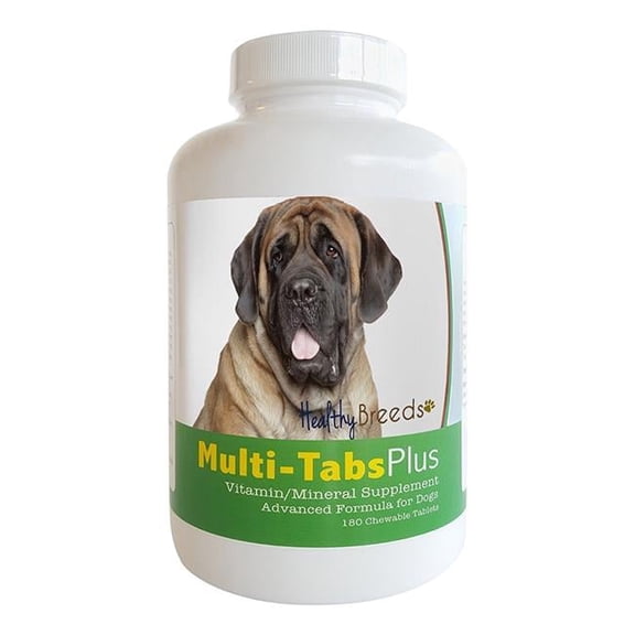 Healthy Breeds  Mastiff Multi-Tabs Plus Chewable Tablets, 180 Count