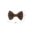 thumbnail image 2 of 100pcs Dark Brown Bow Ties 1.5" x 1" Mini Bowknot for Crafting Little Satin Bows Bulk DIY Sewing Scrapbooking, 2 of 5