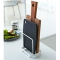thumbnail image 2 of Yamazaki Home Cutting Board Stand, White, Steel, Water Resistant, No Assembly, 2 of 5