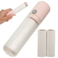 thumbnail image 3 of QIFULL 1Set Travel Lint Roller Portable Pink Stick Roller for Clothes with Protective Cover, 3 of 8