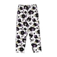 thumbnail image 4 of Naloa Daisies Flowers Print Women’s Ultra-Soft Comfy Pajama Lounge Pants with Pockets & Drawstring, 4 of 8