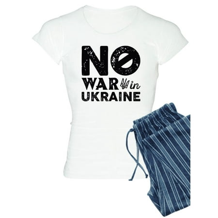

CafePress - No War In Ukraine - Women s Light Pajamas