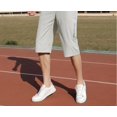 thumbnail image 3 of Pantalones Cortos Elásticos Para Hombre, Casual, 3/4, Cintur, 3 of 5
