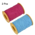 thumbnail image 3 of Uxcell 2pcs Elastic Sewing Thread 547 Yards 0.5mm Thickness Sewing Thread for Hand Sewing, Rose Red & Sky Blue, 3 of 6