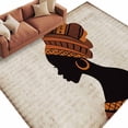 thumbnail image 2 of 5x7 Washable Area Rug, Black Women Non-Slip Large Rectangle Rug for Living Room Bedroom, Africa Nation Indoor Floor Mat for Home Decor, 2 of 9