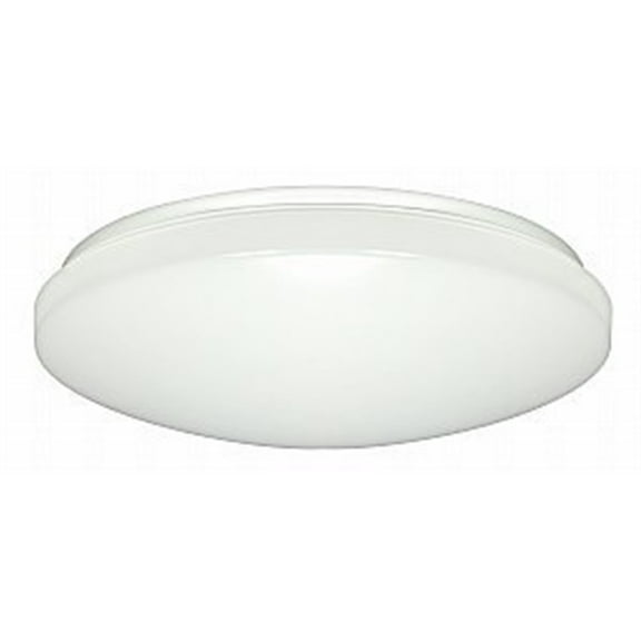 Nuvo 62-797 - 1-Light 14" Flush Mounted LED Light Fixture - White Finish - With Occupancy Sensor - 277V