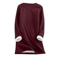 thumbnail image 5 of Autumn Winter Tops Christmas Plush Thermal Undercoat Womens Sweater, 5 of 6