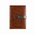 thumbnail image 1 of Vintage Pu Imitation Leather Notebook With Lock B6 Leather Diary Notebook Travel Diary Lock GuanGuan, 1 of 2