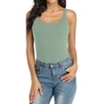thumbnail image 3 of Débardeur pour Femme avec Soutien-Gorge Intégré, Camisole à Larges Bretelles Ajustables, Tricot de Coton, 3 of 6